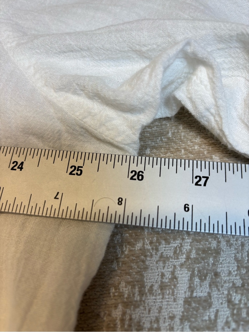 Islander Cotton Gauze Tunic Shirt White Button Down Beach Cover Up Relaxed Fit - Picture 2 of 4